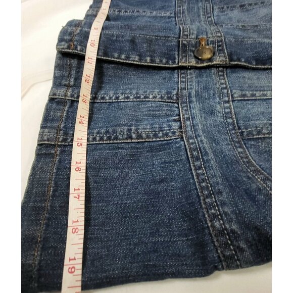 Liz Claiborne Jean Jacket Blue Collared  Denim Women's Medium Button - Picture 11 of 16